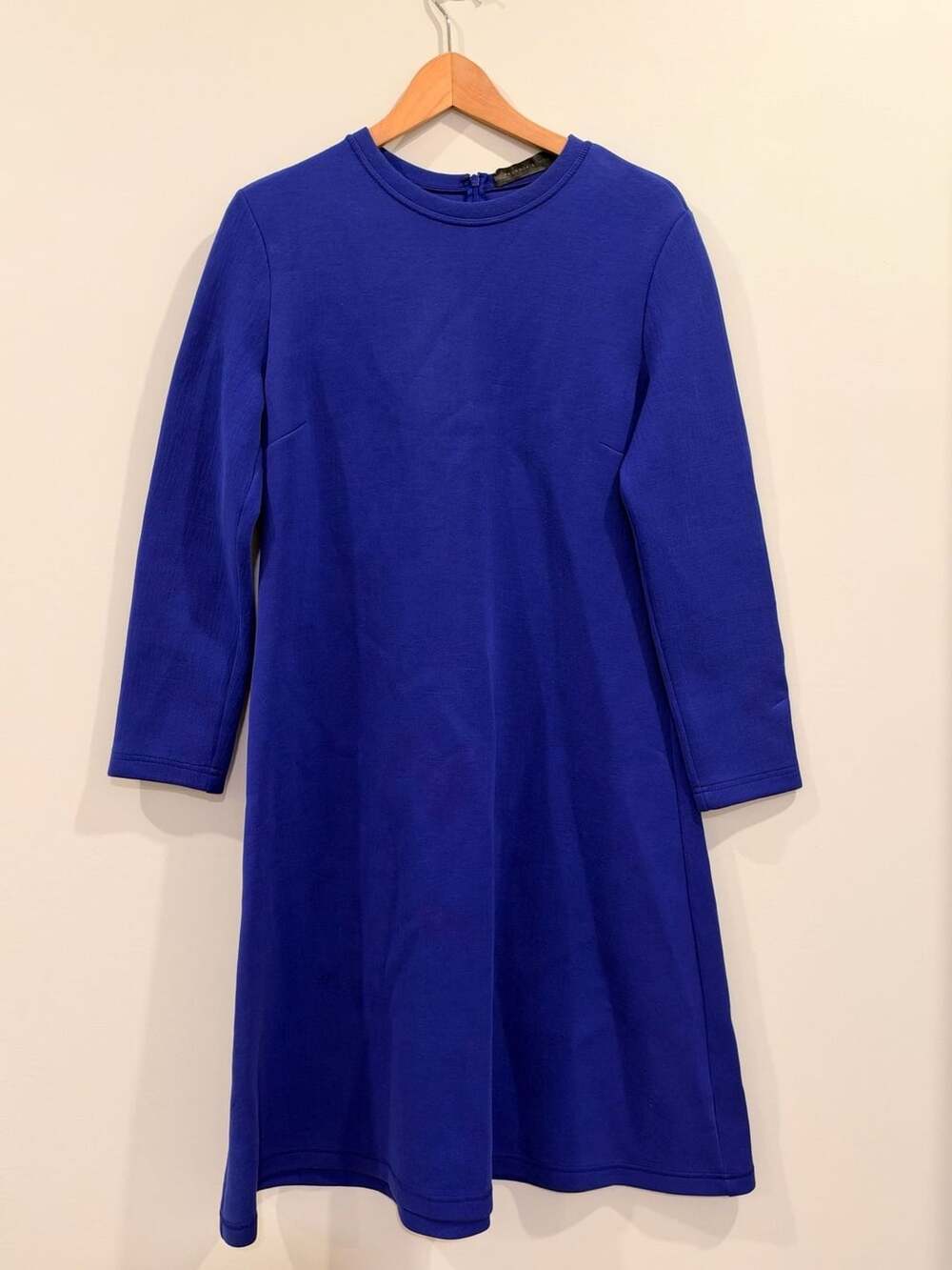 Proenza Schouler Mainline Royal Blue Cotton-Nylon Knit A-Line Shift Dress 8